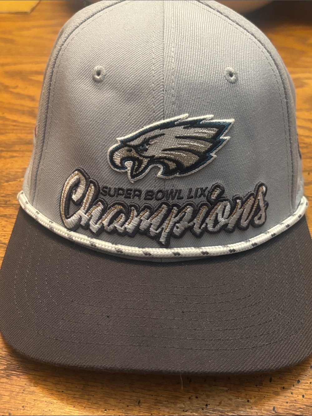New Era Philadelphia Eagles Super Bowl LIX Champs Gray Cap